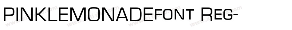 PINKLEMONADEfont Reg字体转换